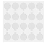 SUPVOX 100 Etichette Adesive Rotonde Trasparenti 10X05Mm Adesivi a Pois Piccoli Autoadesivi per Organizzazione Casa Ufficio e Scuola Etichette Sigillanti per Documenti e Buste