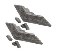 SUPVOX 100 pezzi Blocchi di Simulazione Realistici per Micro Paesaggio e Costruzioni Table Accessori per Case delle Bambole e Decorazioni Giardino