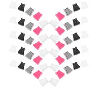 SUPVOX 100 Pezzi Clip Fermagli per Cordini in Nylon Multiuso estremità per Lacci e Cerniere Fibbie Regolabili per Zaini Cappotti e Maglioni Resistente e Portatile per attività