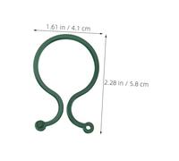 SUPVOX 100 Pezzi Clip per Piante da in Plastica Supporto per Rampicanti e Fissaggio Legatrice Leggera e Resistente per e Piante Rampicanti