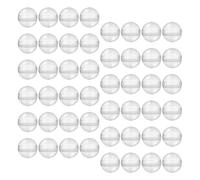 SUPVOX 100 Pezzi Conchiglia Capsule per Mini Macchina Artiglio Capsule della Macchina per Artigli Riempibili Trasparente Plastica