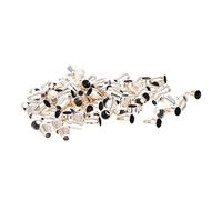 SUPVOX 100 Pezzi Fermacorda Coulisse in Nylon Color Oro, Blocco per estremità di Funi Fai da Te per Abbigliamento, Accessori e Cucito, Chiusura Scorrevole per Cordini Sicuri e Tensione