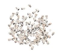 SUPVOX 100 Pezzi Fermacorda Coulisse in Nylon Color Oro, Serrature per estremità della Corda, Accessori per Abbigliamento Fai da Te, per Piumini, Felpe Cappuccio e Cordini, Uso Personale