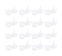 SUPVOX 100 Pezzi Mini Imbuti Trasparenti in Plastica Set da 100 Imbuti Erogatori Piccoli per Liquidi Accessori per Dispenser Cosmetici e Cucina