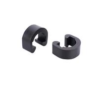 SUPVOX 100 Pezzi Morsetti Plastica C per Tubo Bici Clip Fissaggio Cavi Resistenti e Riutilizzabili Adatti per Mountain e Strada Accessorio Leggero per Organizzare Linee Bici