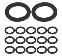 SUPVOX 100 Pezzi Rondelle in Gomma Antiscivolo per Bilancieri e Manubri Anelli Stabilizzatori Piatti per Attrezzature Palestra o-Ring di Ricambio per Sollevamento Pesi e Fitness