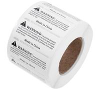 SUPVOX 1000 Etichette Autoadesive di Avvertimento per Soffocamento 50X20 MM Adesivi per Imballaggio e Spedizione Segnaletica di Sicurezza per Protezione in Casa e Ufficio