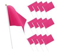 SUPVOX 100pezzi Bandiere Portatili in Decorativo Piccole Bandiere Resistenti All Usura Per Giardino Sventolanti Antiusura Per Celebrazioni e Feste