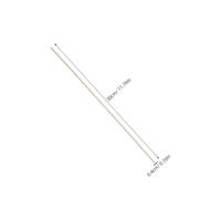 SUPVOX 100pezzi Bastoncini di Legno Grezzi per Artigianato di Bastoncini di Legno Rotondi Naturali Non Rifiniti per Modellismo Creazione di Giocattoli Fai da Te e Supporti per Torte