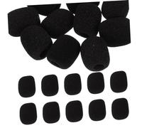 SUPVOX 100Pezzi Coperture per Microfono Antivento per Registrazione e Conferenze Compatibili con Microfoni Lavalier e Headset Protezione Eccellente e Ricezione Audio