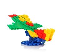 SUPVOX 100Pezzi Educativi per Colorati per Giocattoli Costruzione Sviluppo e Sensoriale con Geometriche per Anni