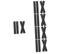 SUPVOX 10paia Coperte Antiscivolo Per Bacchette Batteria Per Protezione Per Percussioni Texture