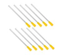 SUPVOX 10pezzi Bastoni di Metallo per Campana da Cena Strumenti Musicali Triangolari Ferro Bastoni da Percussione per Chiamate Classe e Eventi all Aperto