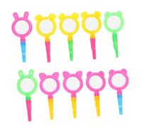 SUPVOX 10pezzi Fischietti Mini Cartoon Con Ingranditore Giocattoli Educativi Per Ragazzo Ragazza Regali Per Feste Divertenti Accessori Per Giochi Giardino Stile Misto