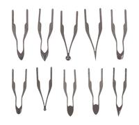 SUPVOX 10pezzi Punte per Pirografia in Filo Metallico Accessori di Ricambio per Pirografo Kit di Punte per Penna per Pirografia ad Alta Impedenza per Lavori di Falegnameria e Progetti Fai