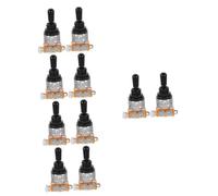 SUPVOX 10pezzi Selettore Toggle Metallo Per Chitarra Elettrica Con Funzione Tre Vie Facile Installazione Rumore Accessorio Per Chitarra Elettrica