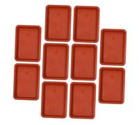 SUPVOX 10pezzi Sottovaso per Fioriera Rettangolare Contenitore per Piante Vassoio di Drenaggio per Bonsai Vasi da Giardino Piant Interno Esterno