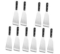 SUPVOX 10pezzi Spatola Inossidabile Per Utensile Multifunzionale Per Friggere e Girare Per Hamburger e Steak Strumento Resistente e