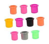 SUPVOX 10pezzi Supporto Per Manicotto Inferiore Del Microfono Manicotto Per Asta Inferiore Del Microfono Guaine Per Asta Del Per Proteggere Da Urti e Cadute Realizzato in Silicone