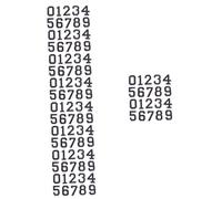 SUPVOX 10sets Adesivi Numeri Autoadesivi Per Magliette Numeri Termoadesivi Per Abbigliamento Sportivo Decorazioni Per T-shirt e Caschi Facile Da Applicare e Lavabile