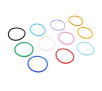 SUPVOX 11 Pezzi Bracciali in Silicone Portachiavi Versatile Fashionabile per Sport Vita Quotidiana Design Rotondo Comfortevole