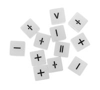 SUPVOX 12 Matematica Aritmetica con Addizione Sottrazione Multiplicazione Divisione Educativo in Acrilico per Aiuto Apprendimento e Insegnamento in Classe