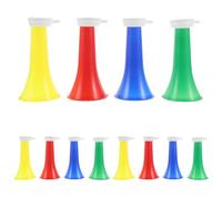SUPVOX 12 pezzi di corni Vuvuzela pieghevoli da, trombe di plastica per il tifo, trombe rumorose per eventi sportivi scolastici, articoli per feste sportive