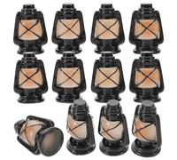 SUPVOX 12 pezzi Miniature Lampade Olio in Resina per Casa delle Bambole Lanterne Mini Vintage per Decorazioni Micro Paesaggio e Complementi Casa in Miniatura