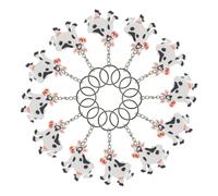 SUPVOX 12 Pezzi Portachiavi a Forma di Ciondoli Animali Decorativi per Eventi e Premi Portachiavi Appendibili Leggeri e Resistenti per Borse e Regali Tema