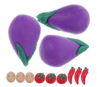 SUPVOX 12 Pezzi Set di verdure in miniatura PROPEGGIO DI POTICHI POIDO fingere di giocare a giocattoli vegetale finto Punti di verdura falsi mini verdura argilla polimerica
