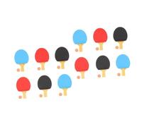 SUPVOX 12 Set Mini Pong per Giocattoli Miniatura per Decorazioni e Attività Ricreative Attrezzatura Sportiva per Mini Casa Colore