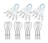 SUPVOX 120 pezzi di cordino con ciondolo per telefono: cordino con ciondolo per telefono cellulare con chiusura a moschettone per gioielli fai da te, accessori per cellulari, unità flash