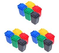 SUPVOX 15 In Miniatura Per Casa Delle Bambole Cestino Da Tavolo Mini Bidone Della Spazzatura Piccolo Contenitore Per La Spazzatura Giocattoli Per La Raccolta Differenziata