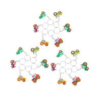 SUPVOX 18 Pollici Farm Truck Keychain Agricultural Vehicle Charms for Boys Lightweight Party Favors for Fall Harvest Festivals And Farm Theme Celebrations