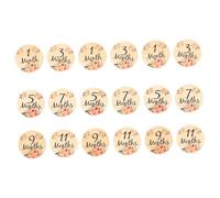 SUPVOX 18pezzi Dischi in Per Tappe Mensili Per Celebrare La Del Per Foto e Decorazioni Duraturi e Facili Riporre