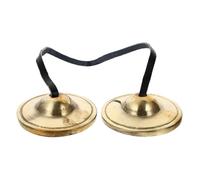 SUPVOX 1pezzi Campana in Ottone per Meditazione Yoga Suono Prolungato e Unico Leggera e Compatta per Cerimonie Religiose e Pratica di Yoga