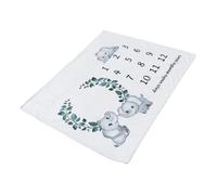 SUPVOX 1pezzi Coperta Mensile Per in Confortevole Sfondo Per Fotografia Adatta Per Bambine e Mese Mesi Per Shower Regali o Battesimo