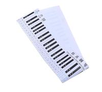 SUPVOX 1pezzi Piano Keyboard Practice Guide Paper Per Principianti Tabella Note Tasti Per Apprendimento Veloce e Pratica Efficiente Della Tastiera Risorsa Perfetta Per Studenti