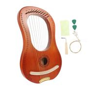 SUPVOX 1set Arpa Di Legno Retro Da Corde Per Adulti Strumento Musicale Lyre Harp Con Superficie Liscia e Sicura Include Astina Di Accordatura Per Relax e Musica Di Qualità