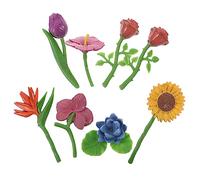 SUPVOX 1Set Piante Artificiali Miniatura Per Decorazione Scenario Statico Con Narcisi e Girasoli Arredamento Simulato Per Casa