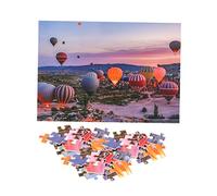 SUPVOX 1set Puzzle Di Carta Colorato Con Palloni Aerostatici Educativi Per Adulti e Gioco Creativo Per Esplorare Mondo Sicuro e Divertente
