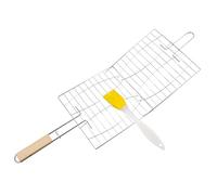 SUPVOX 1set Strumenti Per Barbecue Portatili Cestino Per Pesce e Clip Per Verdure Con Pennello Per Accessori Bbq Compatti e Leggeri Per Uso Esterno e Domestico