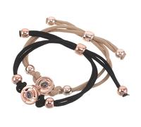 SUPVOX 2 braccialetti intelligenti per coppie: braccialetti touch a distanza - Gioielli per lui e per lei - Regalo per una relazione a distanza per San