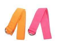 SUPVOX 2 Cinghia Yoga Non Fascia Stretching Fitness per Esercizi di Allungamento e Miglioramento Flessibilità Facile da Trasportare e Utilizzare