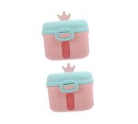 SUPVOX 2 Dispenser Ermetico con Misurino per Viaggi e Uscite con Design Facile e Resistente per Nutrizione