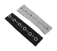 SUPVOX 2 Fasce per Chioma Donna Punk Vintage Design Traforato ed Elastico Comodo, Accessori Rock alla Moda per Festival Musicali ed Eventi Speciali