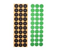 SUPVOX 2 Fogli Adesivi Segnaposto per Tavolo Biliardo 35mm Neri | Kit Autoadesivo per Panno, Marcatura Precisa, per Lezioni e Sessioni in Club