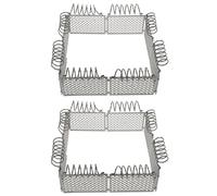 SUPVOX 2 Impostati Mini Recinzione Plastica per Scenari Militari e Fattoria Accessori Micro Paesaggio Sicuri Gioco DIY con Barriera Protettiva per Miniature e Diorami