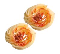 SUPVOX 2 Modelli Pasta Spaghetti Artificiale Simulazione Realistica per Decorazione Ristorante Cucina Accessori Scenografia e Didattica