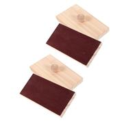 SUPVOX 2 Paia Strumenti Percussione Block Portatile Tavola Orff per Ritmo e Educazione Musicale Prescolare Sonoro per Sviluppo Hobby e Socializzazione